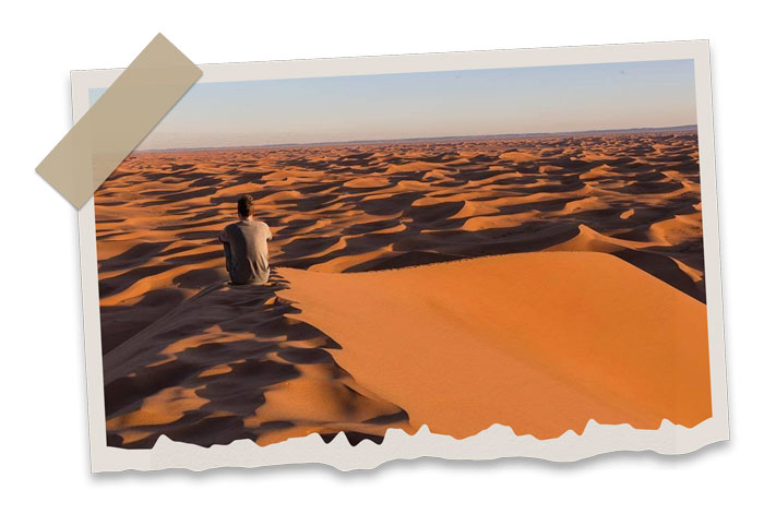 Camping in Merzouga Sahara Desert